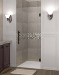 Oil Rubbed Bronze Frameless Hinged Shower Door D3673