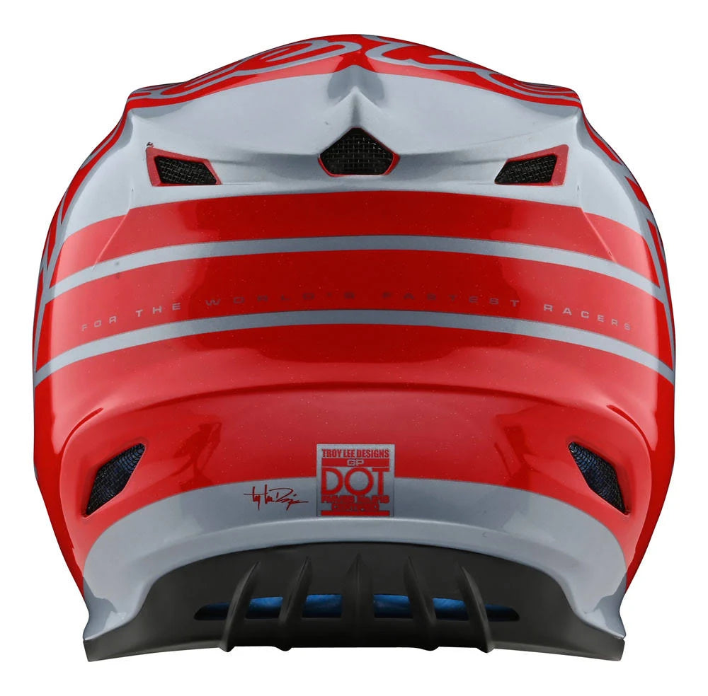 Red Silver GP Helmet N990