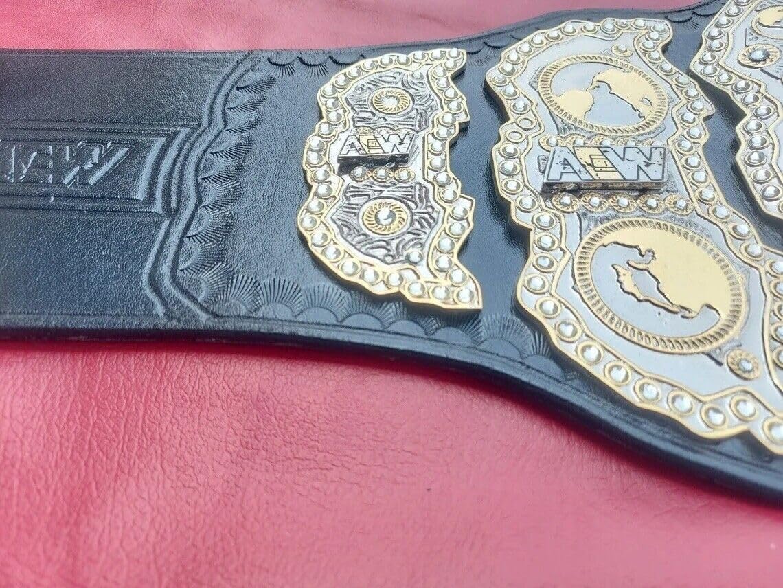 AEW World Heavyweight Wrestling Championship Title Belt Replica, Adult Size U32630