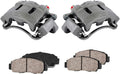 Front Loaded OE Caliper Assembly Set + Ceramic Brake Pads G313