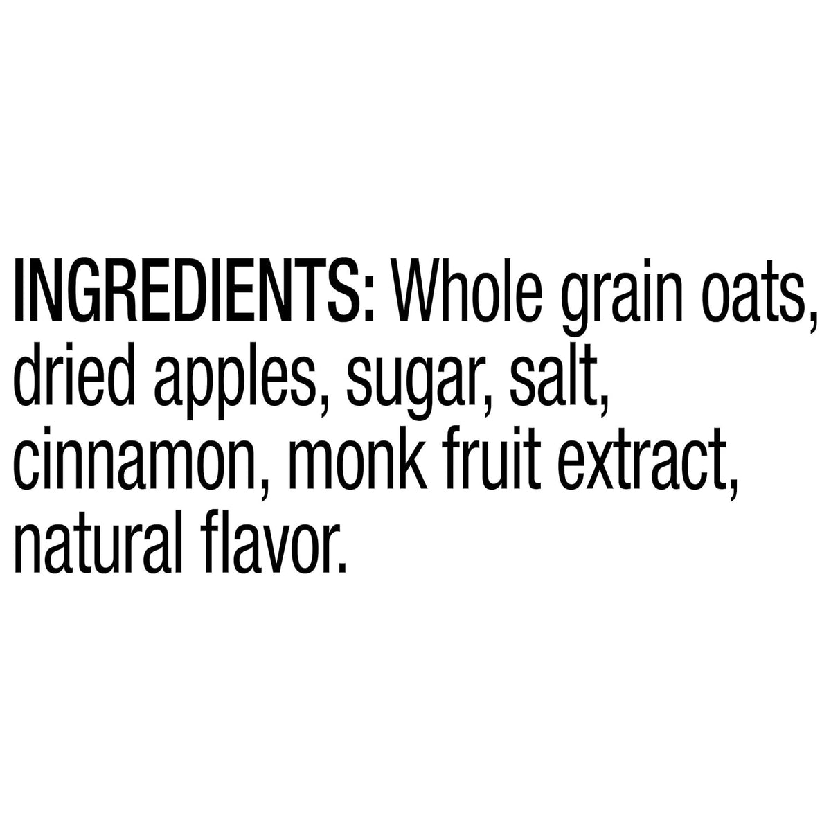 Lower Sugar Apples & Cinnamon Instant Oatmeal, 1.09 Ounce (Pack of 4) B81955