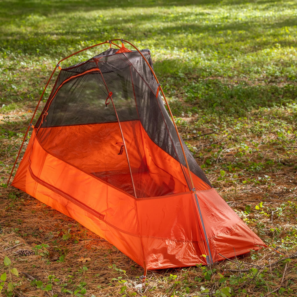 1-Person Lightweight Backpacking Tent, Orange A87615