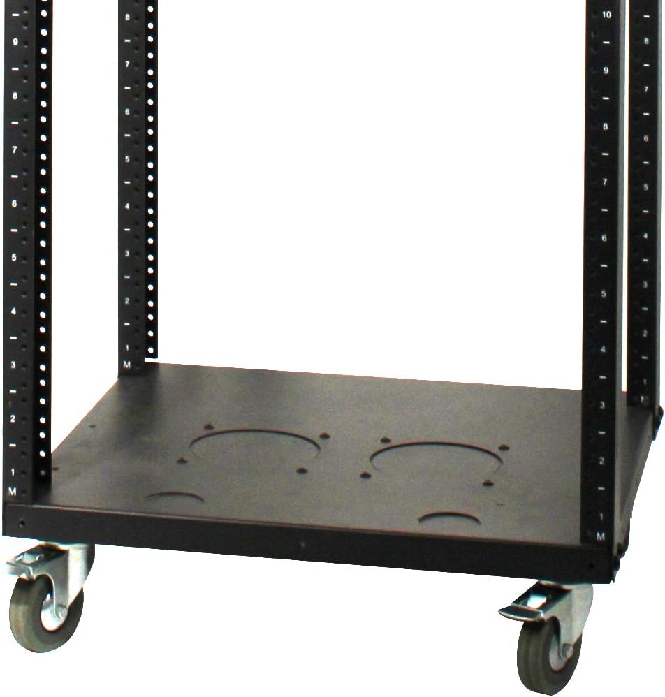 42U Rolling Equipment Rack with Casters T9644