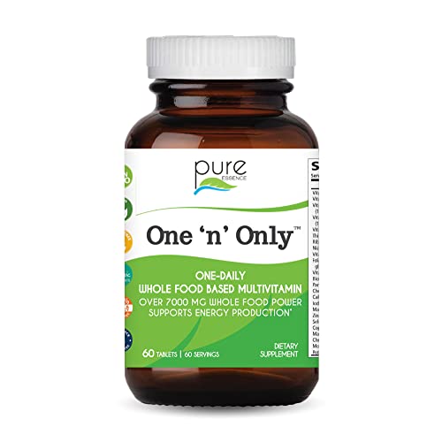 Whole Food Multivitamin with Superfoods, Minerals, Enzymes, Vitamin D, B12, Biotin - 60 Tablets Q988642