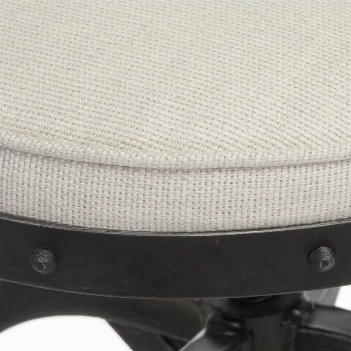 26" Off White Swivel Bar Stool R567941
