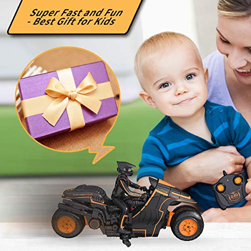 RC Motorcycle 360° Spinning Wheels Stunt Motorbike B8444