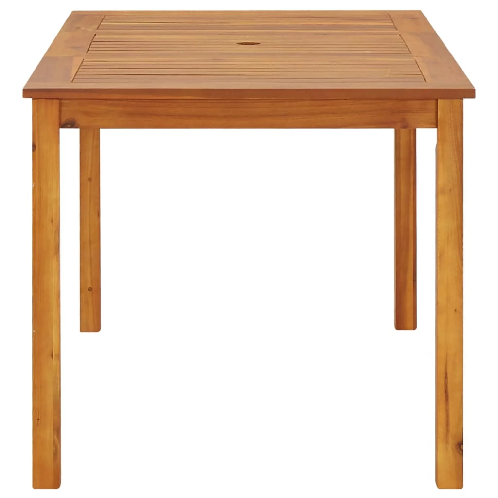 Wooden Outdoor Dining Table with Umbrella Hole N850130