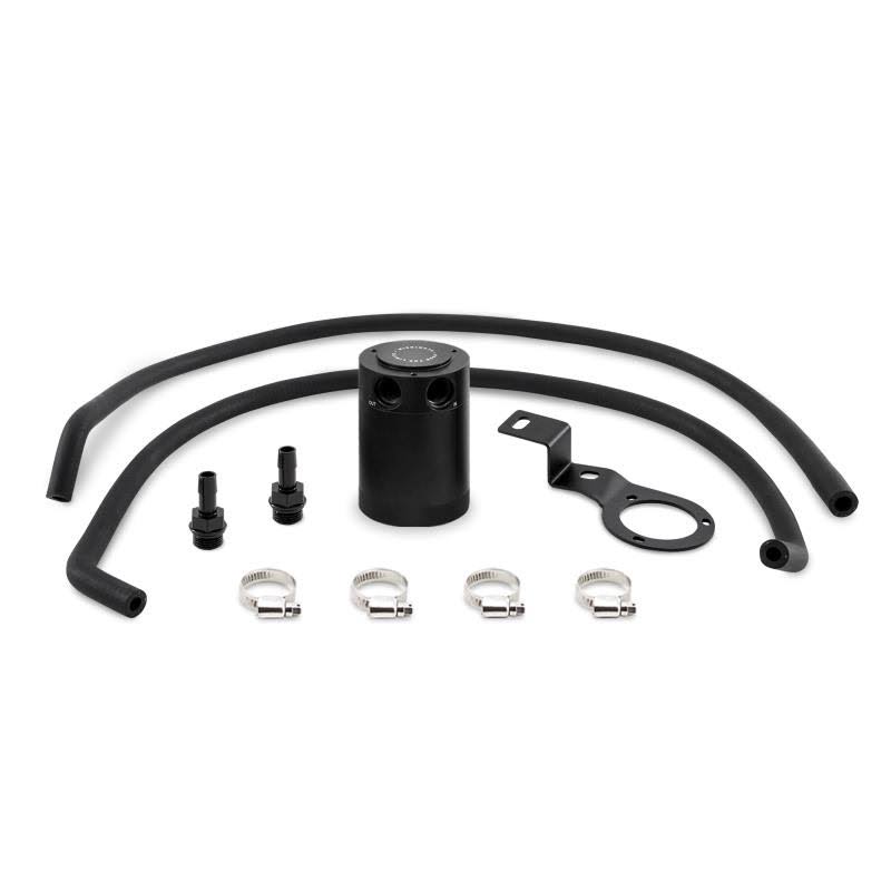 Black PVC Baffled Oil Catch Can C460