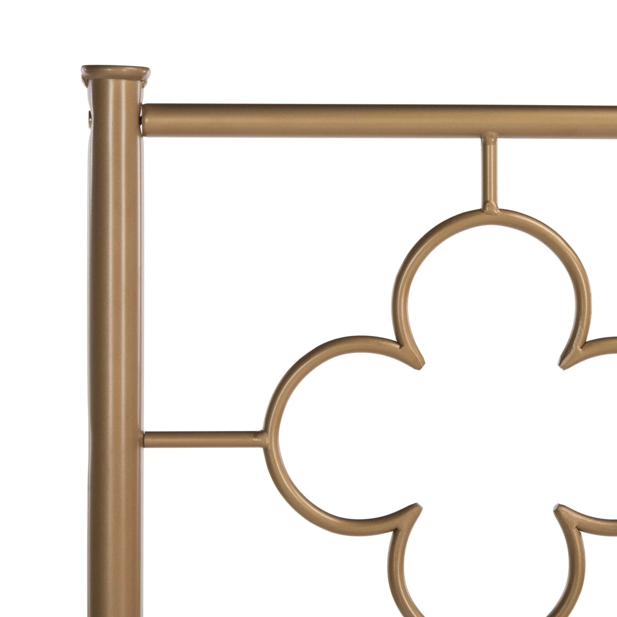 Queen Antique Gold Metal Headboard T719