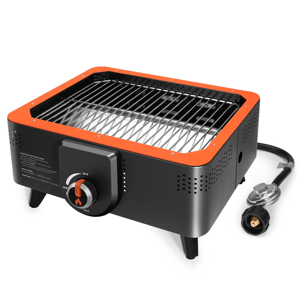 Portable Propane Grill with Gas Regulator & Adaptor G1248