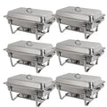 8 Quart Stainless Steel Chafing Dish Set, Pack of 6 L874403