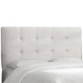 White Tufted California King Panel Headboard Z995799
