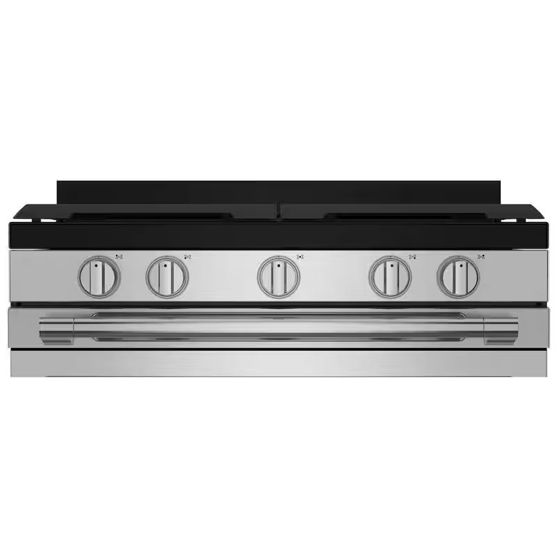 5 Burners Freestanding Gas Range Stainless Steel Self Clean N39382