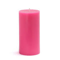 Hot Pink 3 x 6 inch Pillar Candle D235062