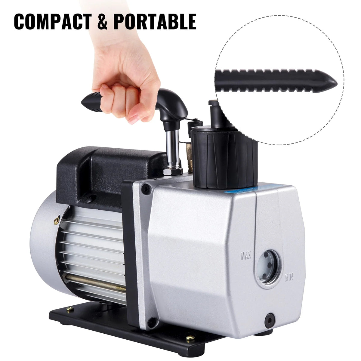 5CFM Dual Stage Refrigerant Vacuum Pump V7254