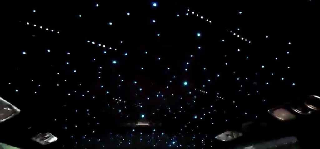 16W RGBW Fiber Optic Star Ceiling Light Kit with 550pcs 0.75mm 13.1ft Fiber Cable G87432