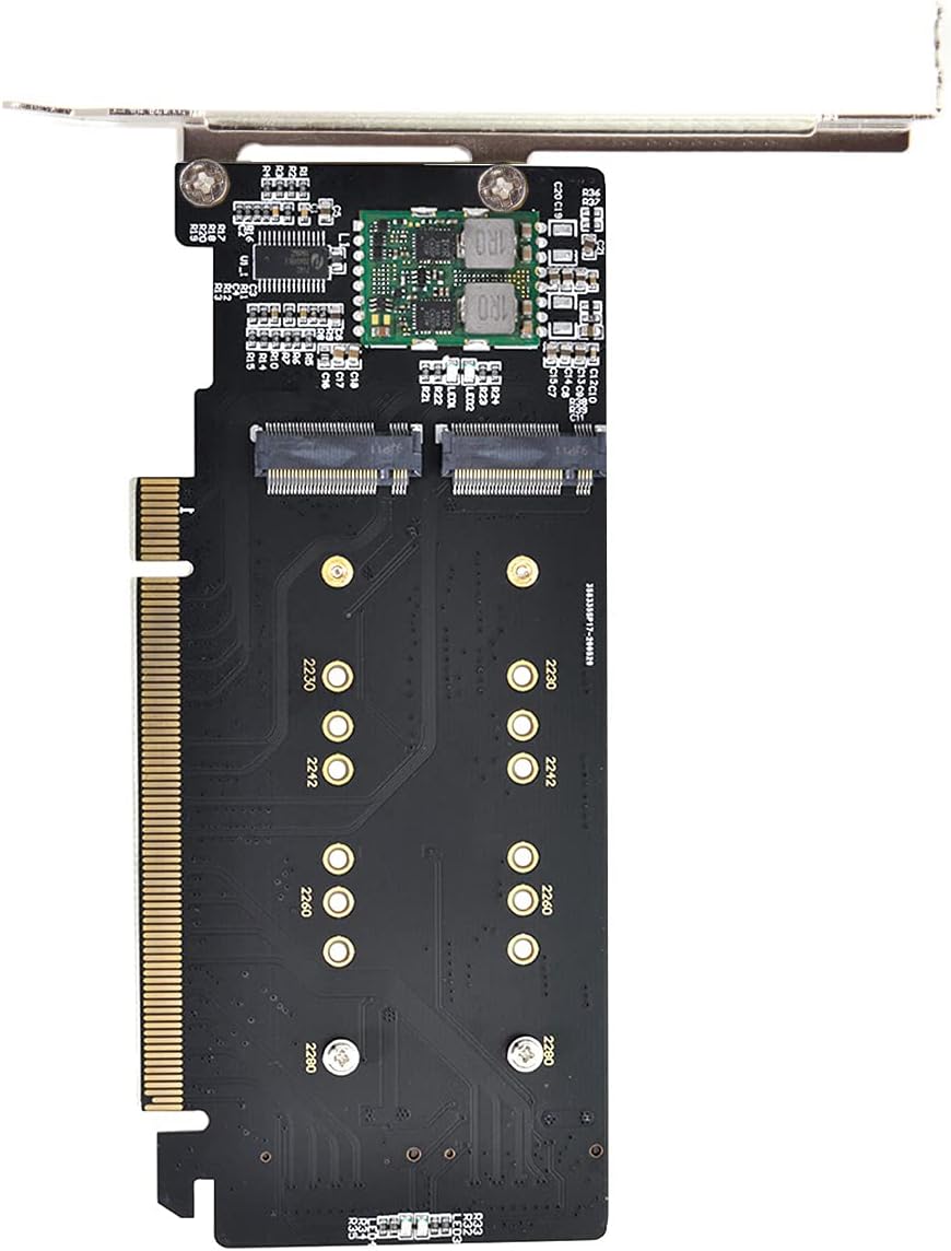 Dual M.2 NVME to PCIE Express 3.0 Gen3 Raid Card Adapter Pack of 2 E137401