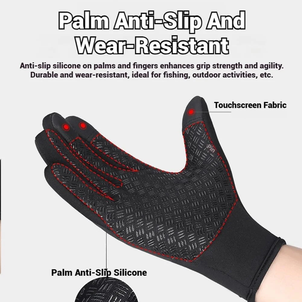 Waterproof Windproof Thermal Touchscreen Winter Gloves with Non-Slip Grip G9468