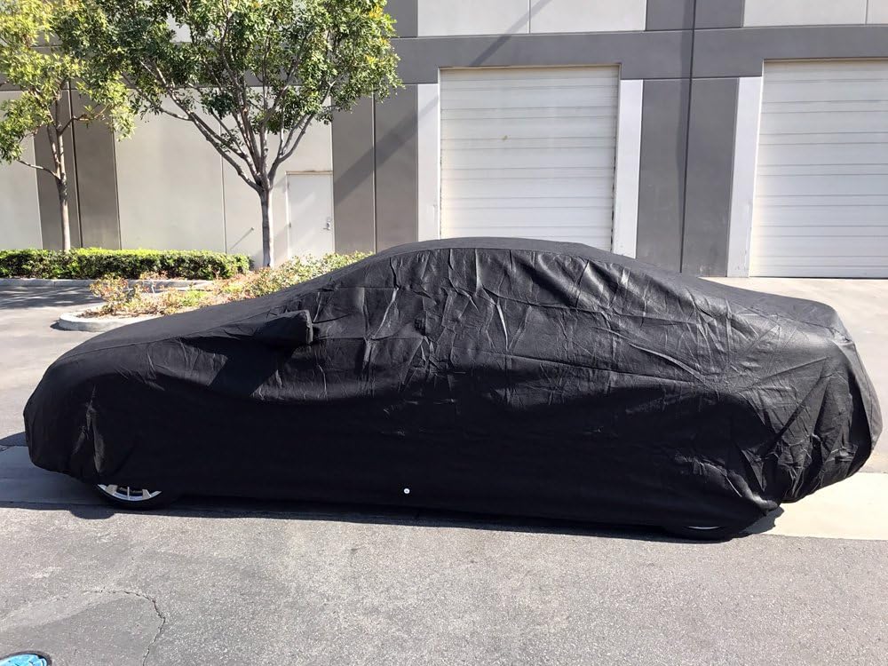 Custom Fit 5 Layer Ultrashield Black Car Cover Y5498