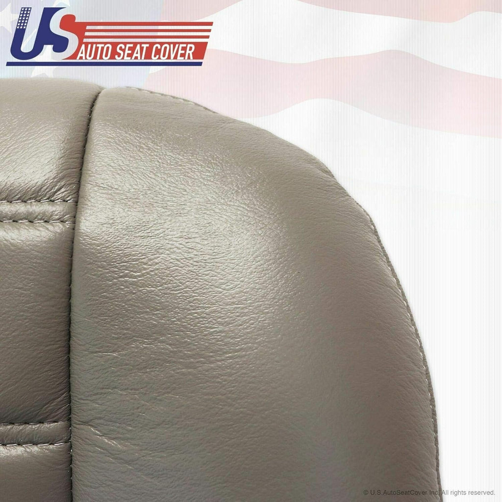 Gray Synthetic Leather Seat Cover Pack of 2 Q45139
