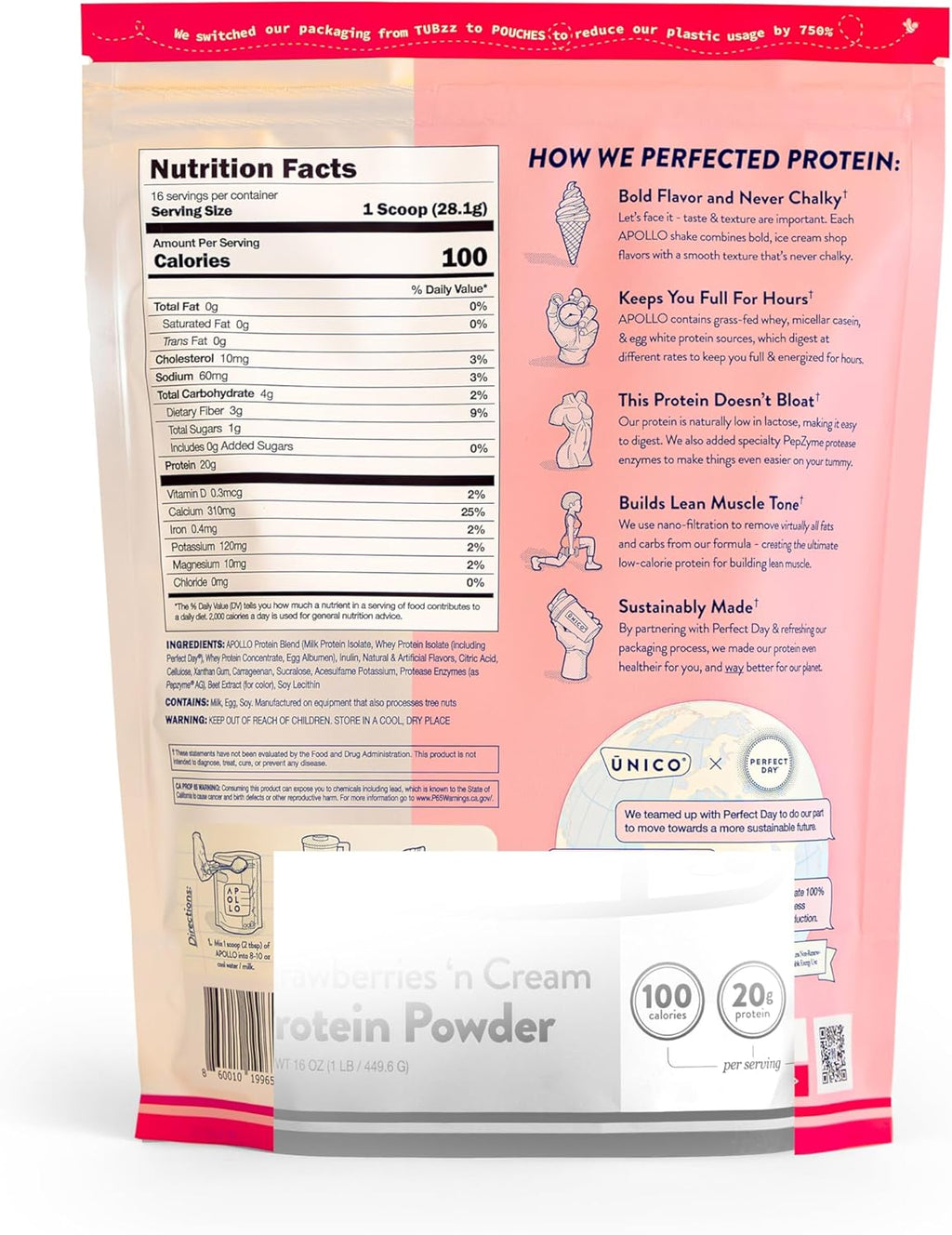 Strawberry Protein Powder E961