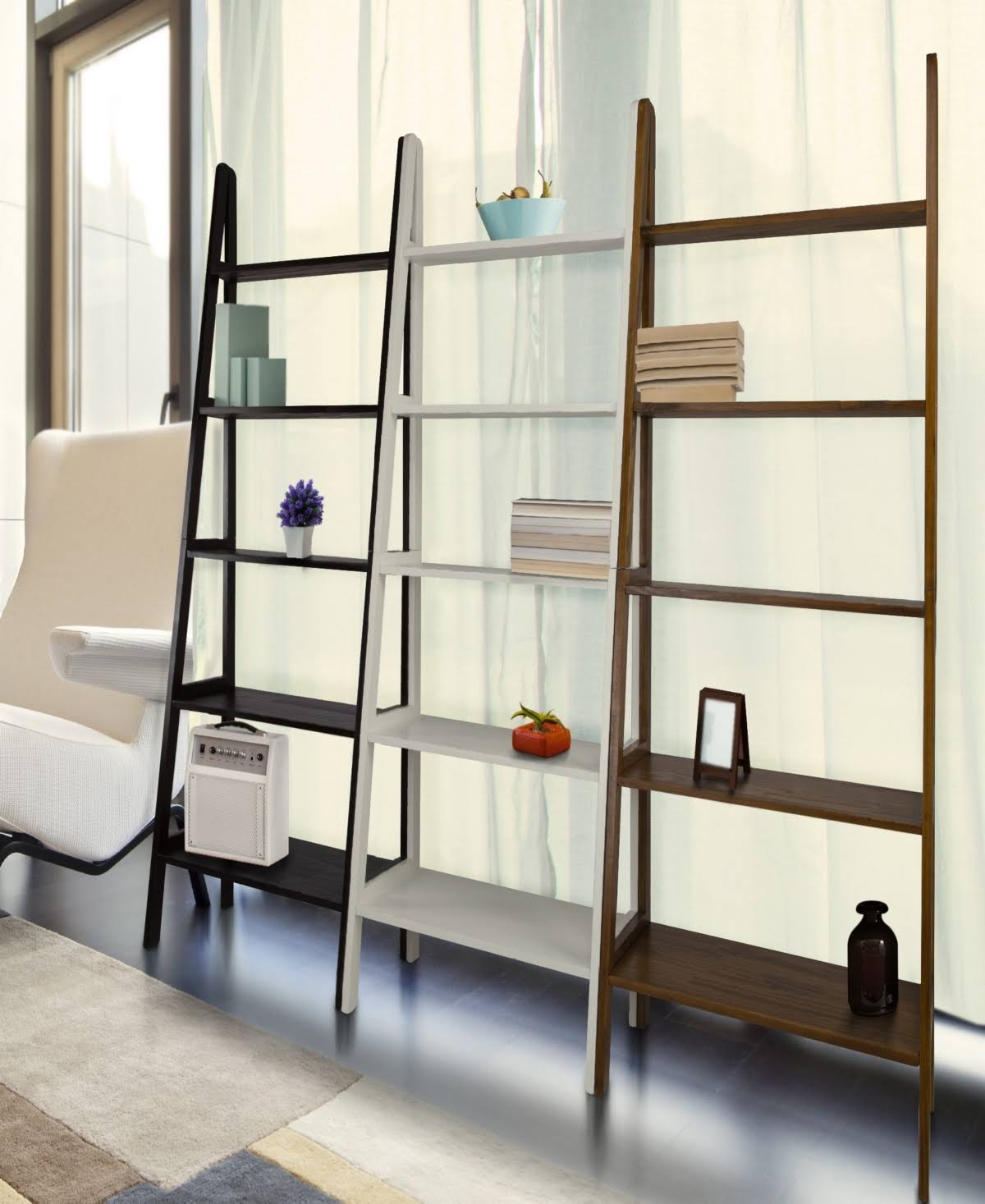 5-Shelf Ladder Bookcase M472932