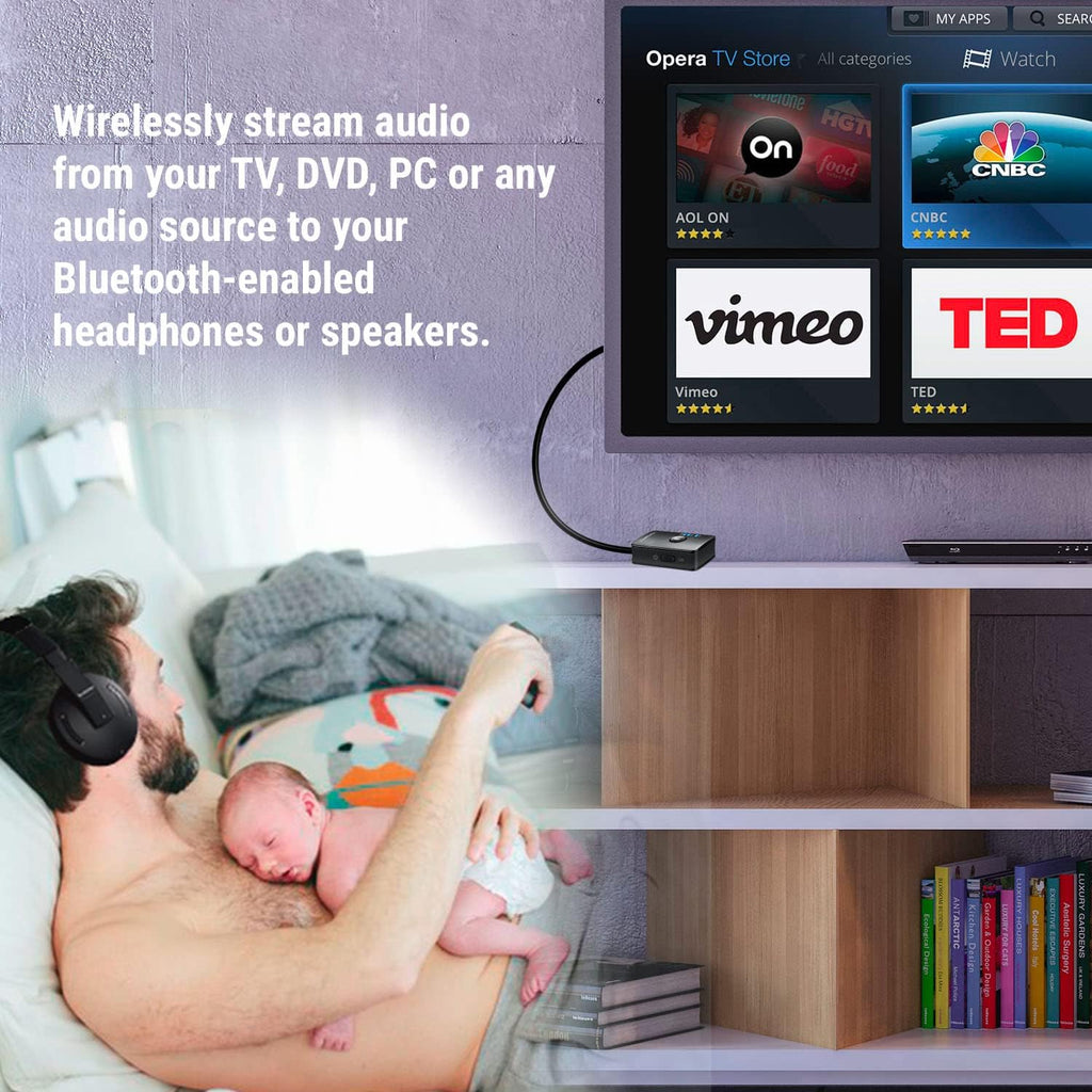 Bluetooth 5.0 Low Latency Wireless Audio Transmitter G730079