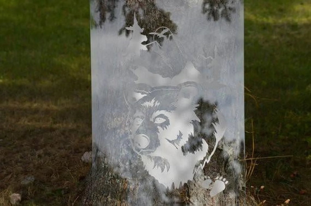 Front Door Etched Glass Vinyl Decals Privacy Safety Stickers Film V267587