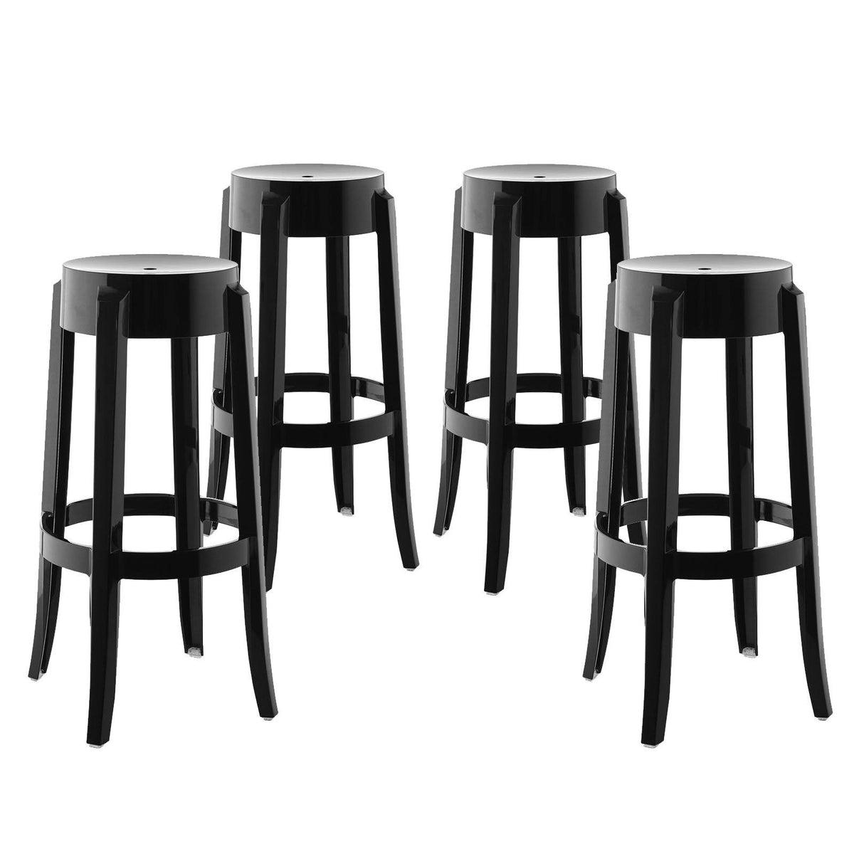 Blue Set of 4 Bar Stool R8570