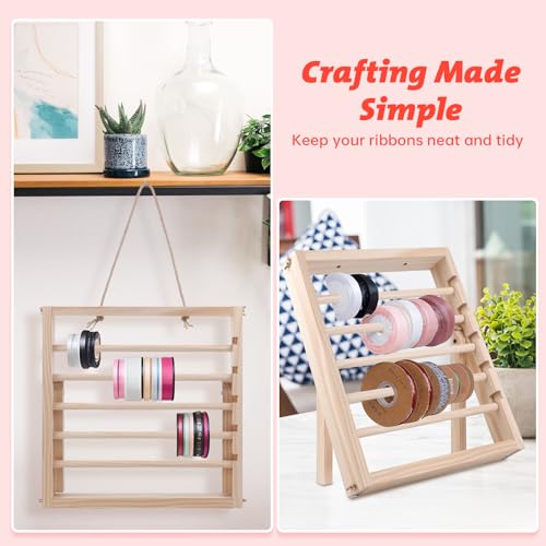 Wooden Ribbon Storage Racks G3783