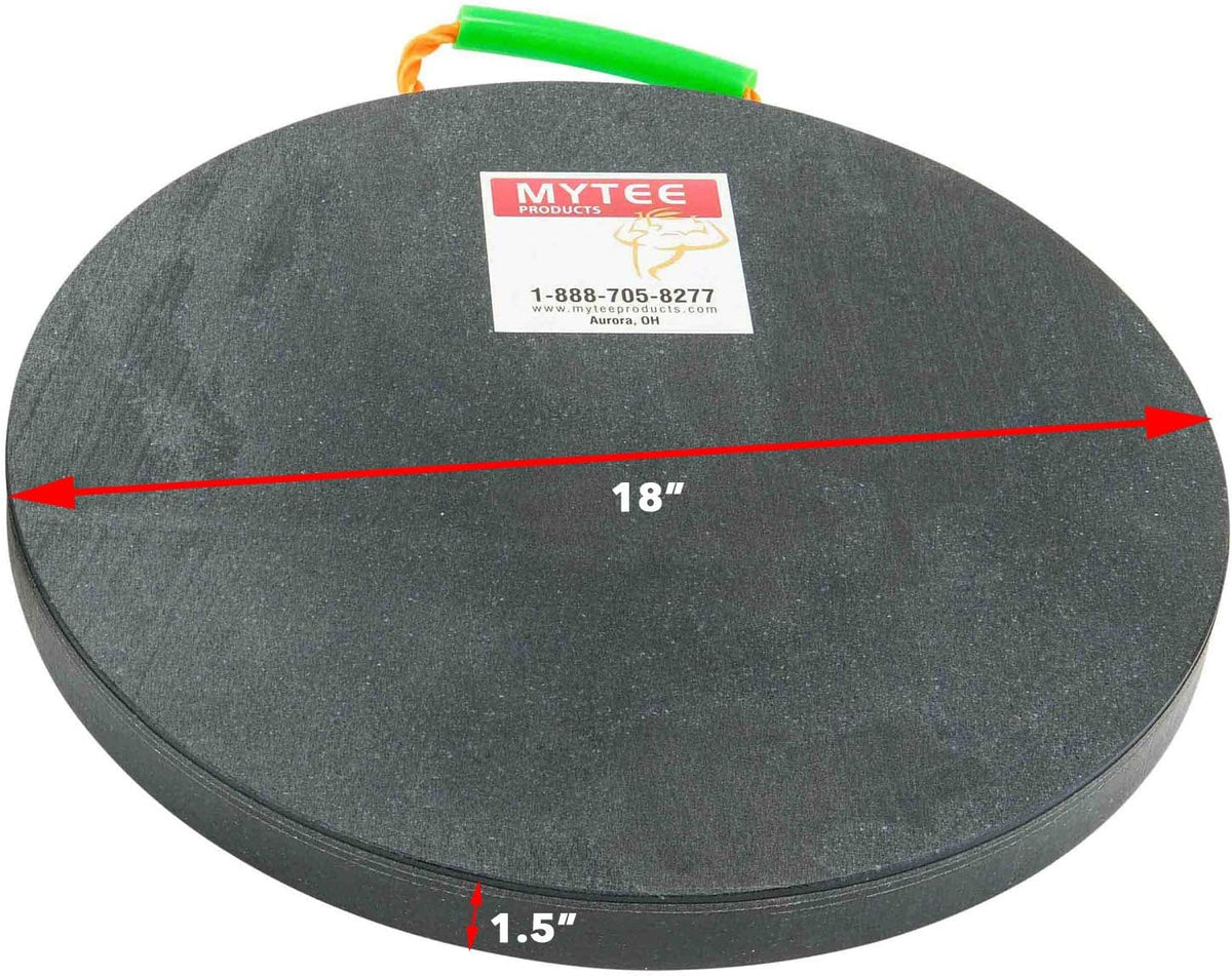 Round Outrigger Pad 18" Diameter, 1.5" Thick, 50,000 lbs WLL, 2 Pack I797302