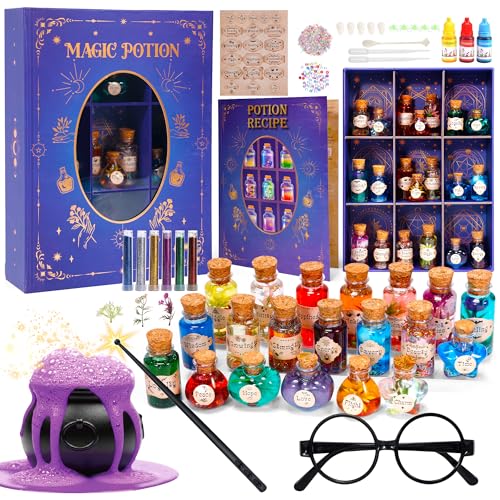 Magic Potion Making Kit with Display Box, 20 Mixed Potion Bottles D892