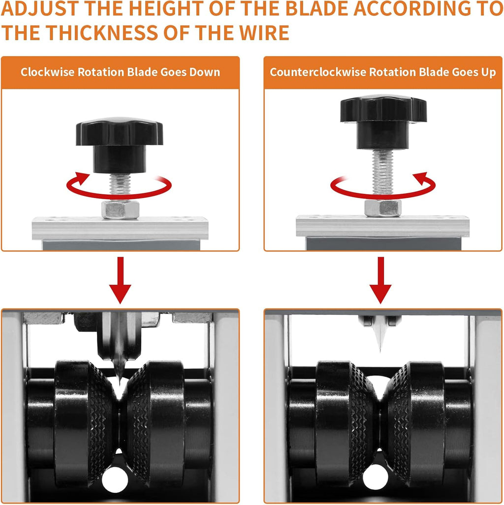 Automatic Wire Stripper Machine Wire Diameter 0.04-0.79inch Adjustable Power 40W Portable Cable Stripper M785311