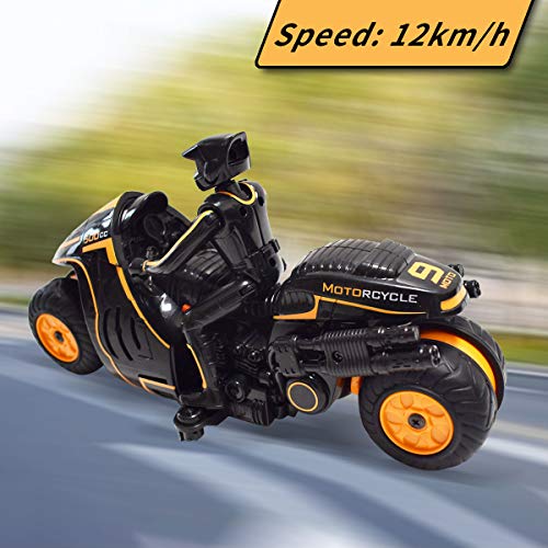 RC Motorcycle 360° Spinning Wheels Stunt Motorbike B8444