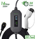 Level 2 Portable Electric Vehicle Charger 220V 240Volt 16Amp 30 Feet I811046