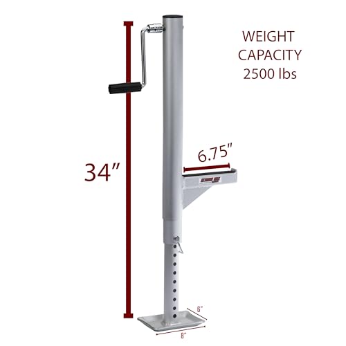 Universal Heavy-Duty Extended Range Quick Lift Field Jack - 26" to 36" Range, 2500 lbs. Capacity E3514