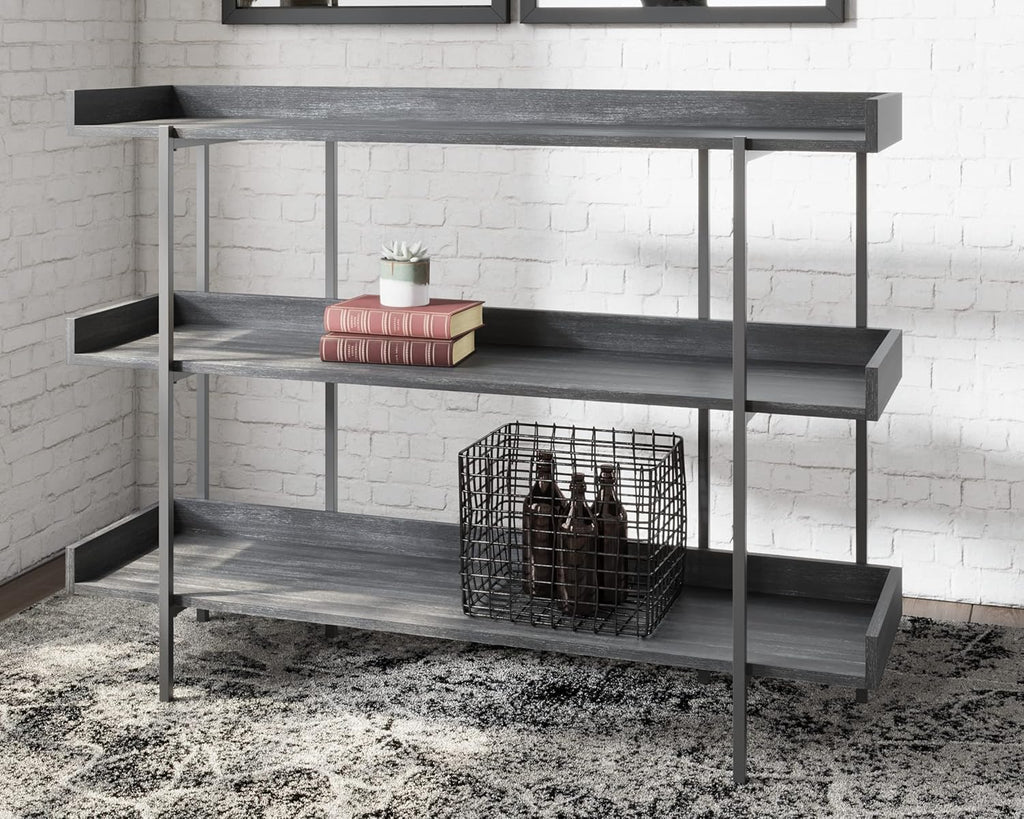 Black 3-Tier Bookcase W8844