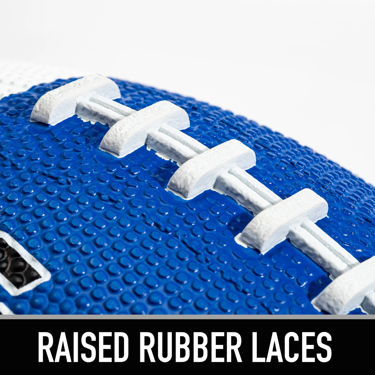 Junior Size Rubber Football 6 Pack with Pump M964139