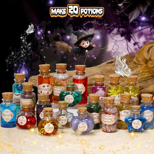 Magic Potion Making Kit with Display Box, 20 Mixed Potion Bottles D892