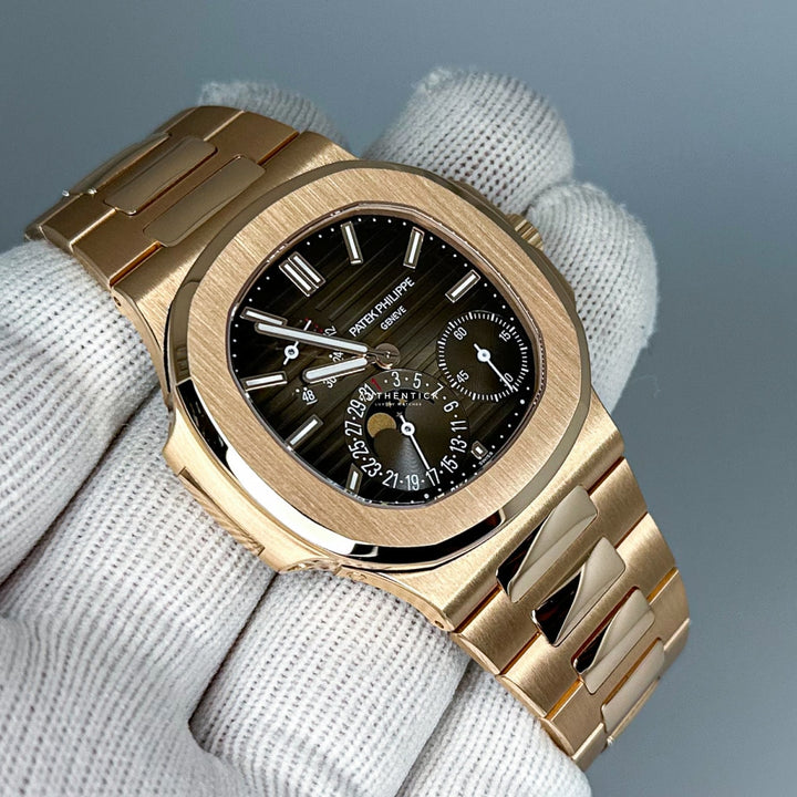 Rose Gold Moon Phase 40mm Watch W48242