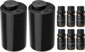 Black Waterless Diffuser 2PCS + 6X10mL Oil Set H736