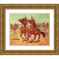 Gold Ornate Wood Framed Art Print F532