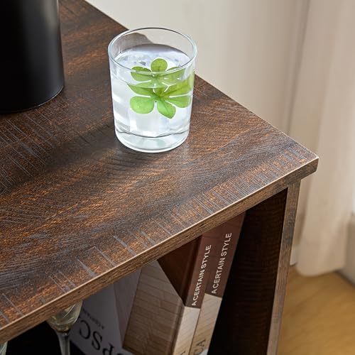 Gray Wash Farmhouse Coffee Bar Cabinet with Wine Rack and Drawer S357