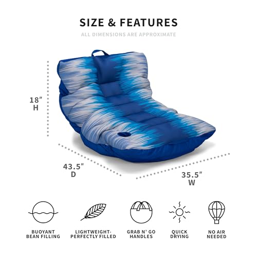 Pool Lounger with Double Sided Mesh K9665