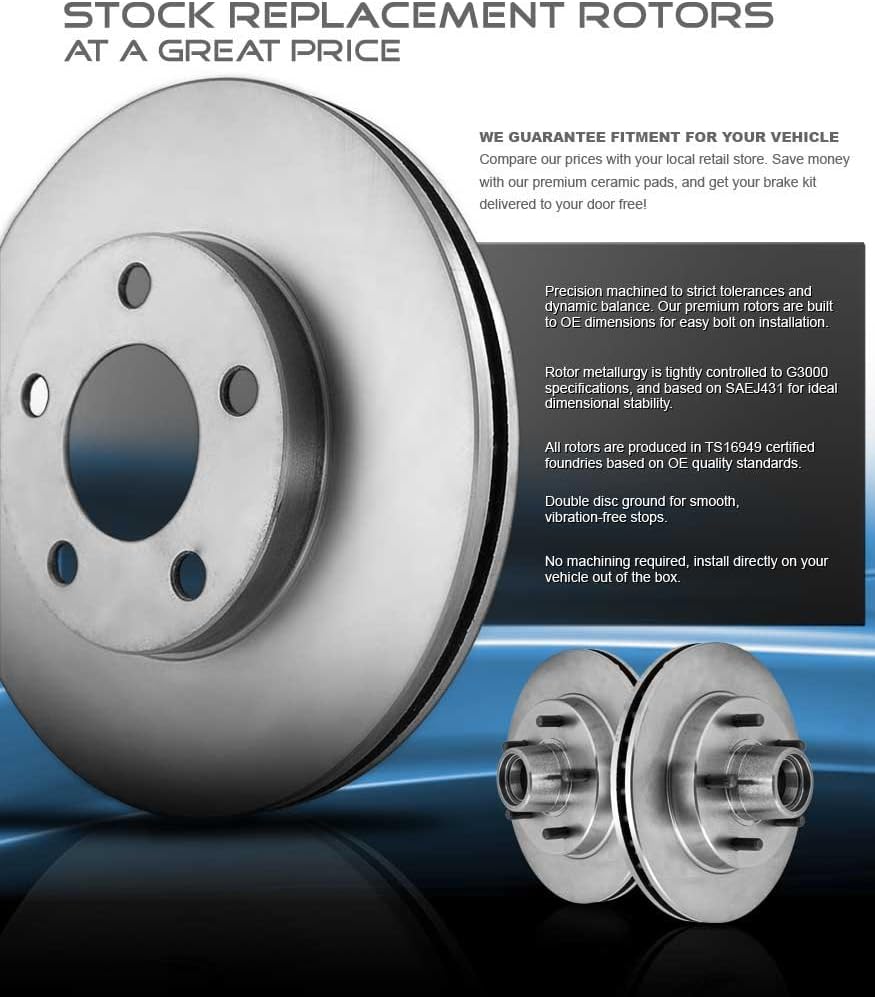 Brake Disc Rotors and Metallic Brake Pads L450