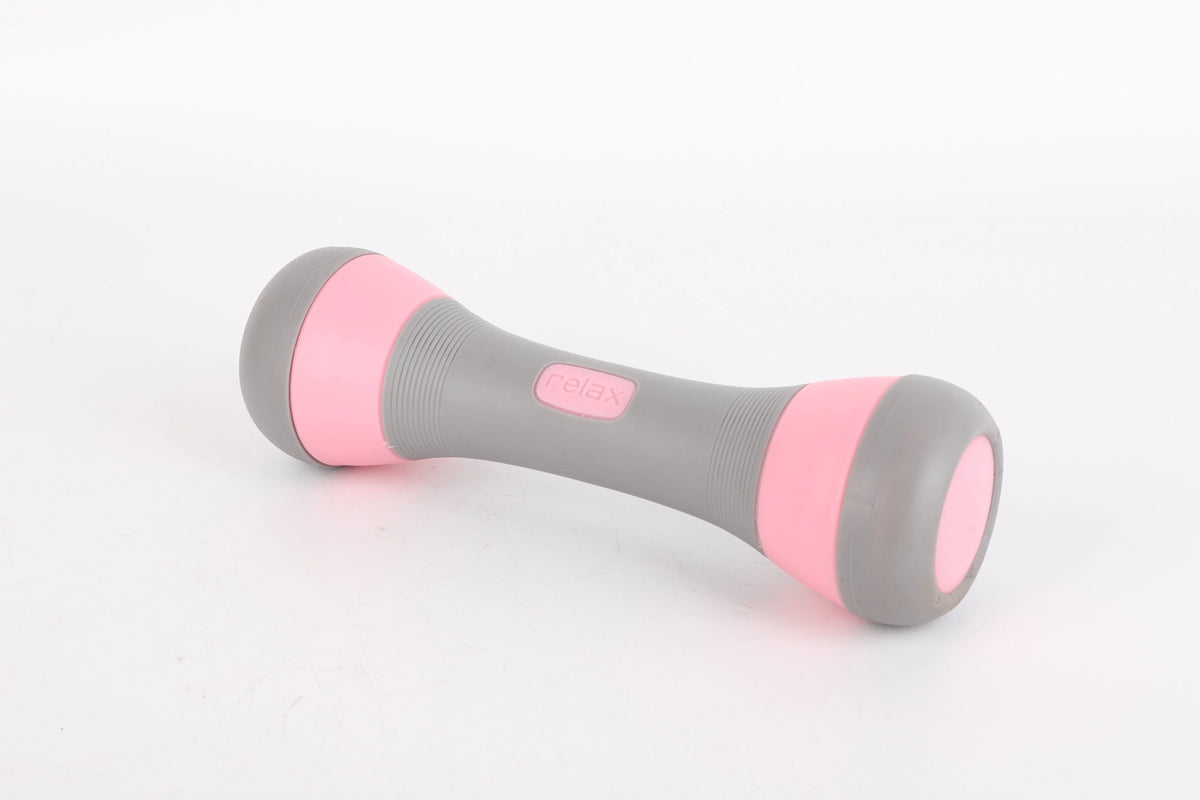 Adjustable Dumbbell Weight Pair 5-in-1 Non-Slip Neoprene 4.5 Lbs. Pink V6934