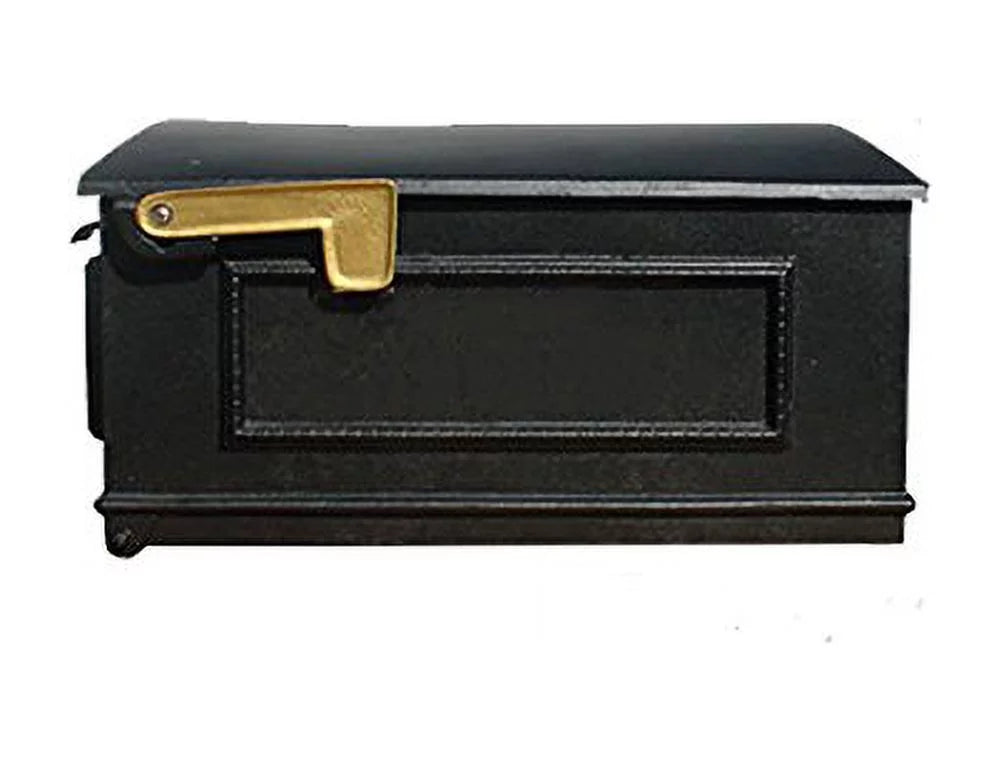 Black Mailbox with Pineapple Finial T852