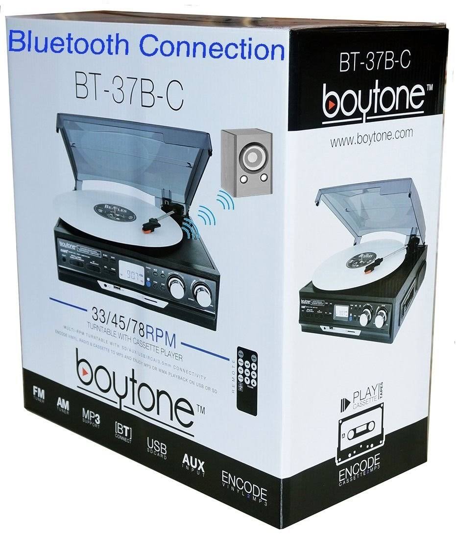 Bluetooth 3-Speed Stereo Turntable E29030