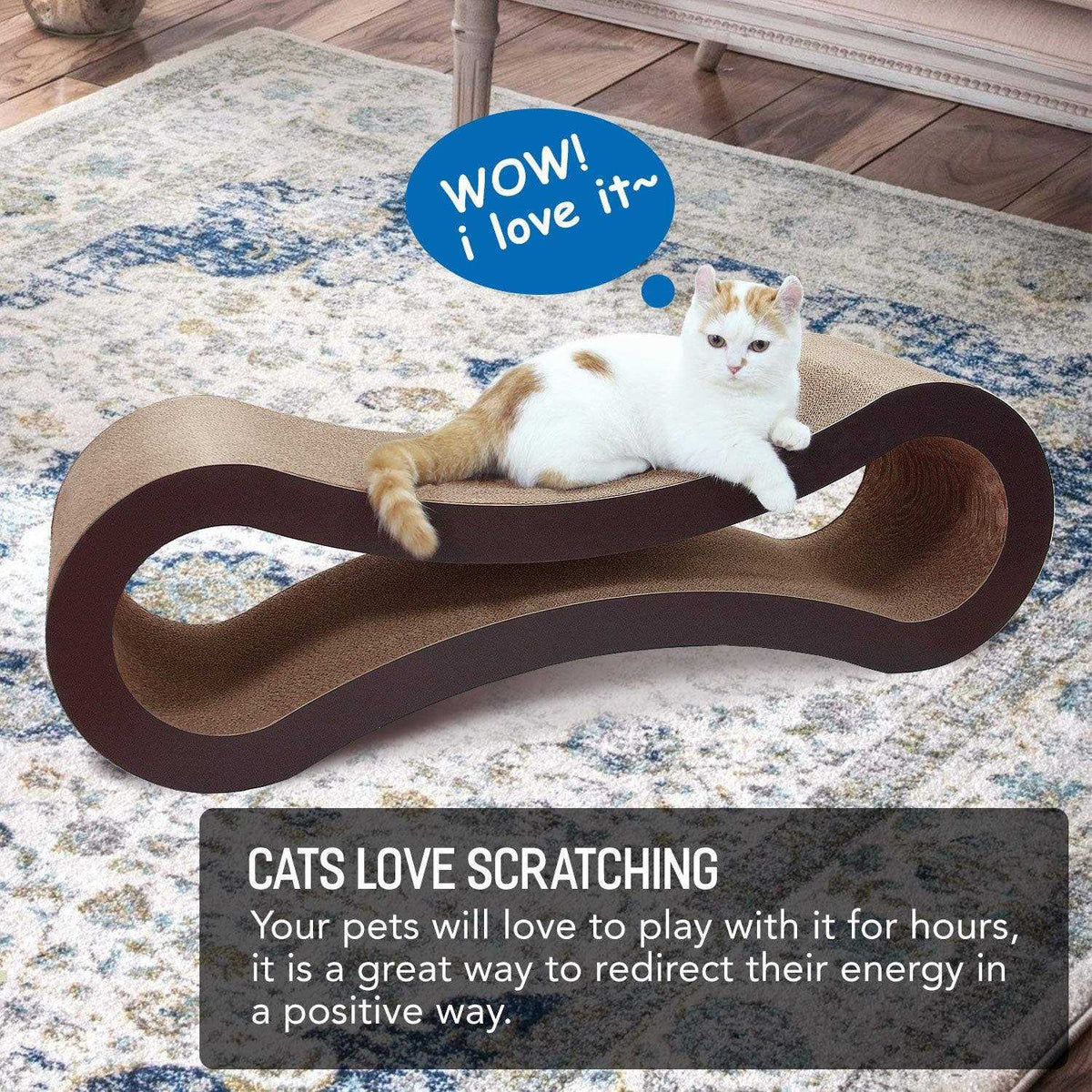 Cat Scratcher Cardboard Scratching Pad V942