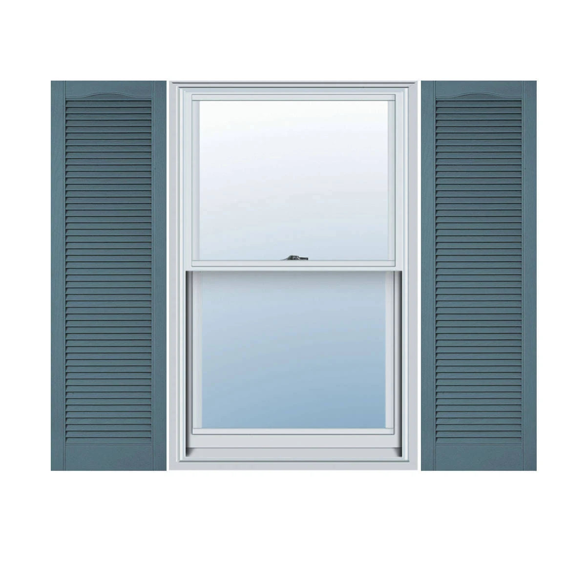 14 1/2 inchw x 69 inchh Vinyl Louver Shutters T39508